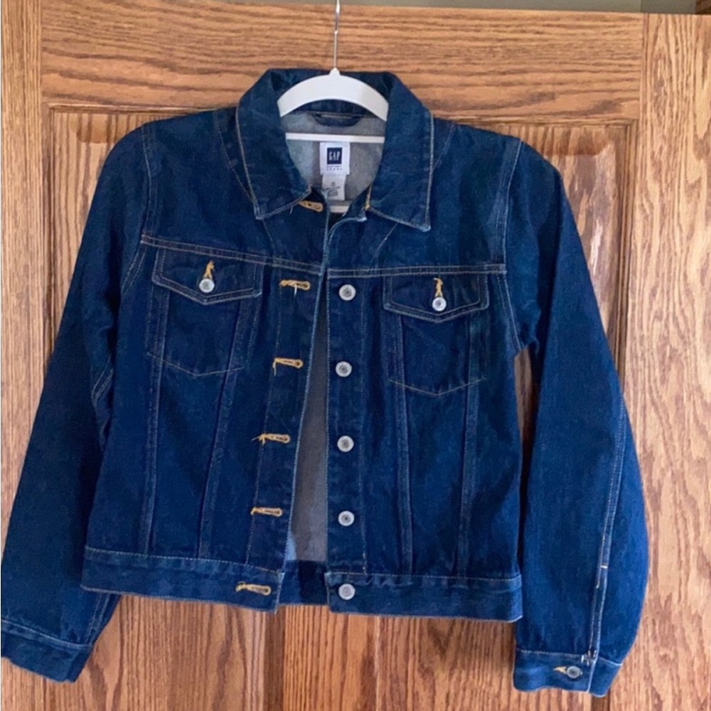 GAP girls jean jacket XL (12)